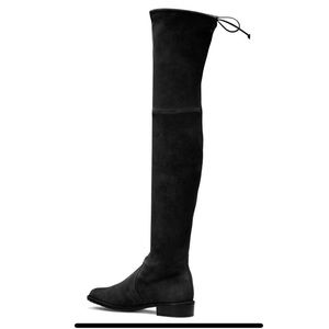 Stuart Weitzman Over the Knee Lowland Boot - Black